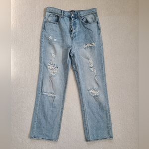 Urban Outfitters Light Blue Straight Leg Jeans
